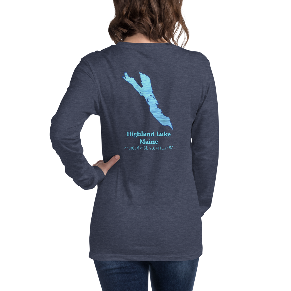 Highland Lake Long Sleeve Unisex T-shirt