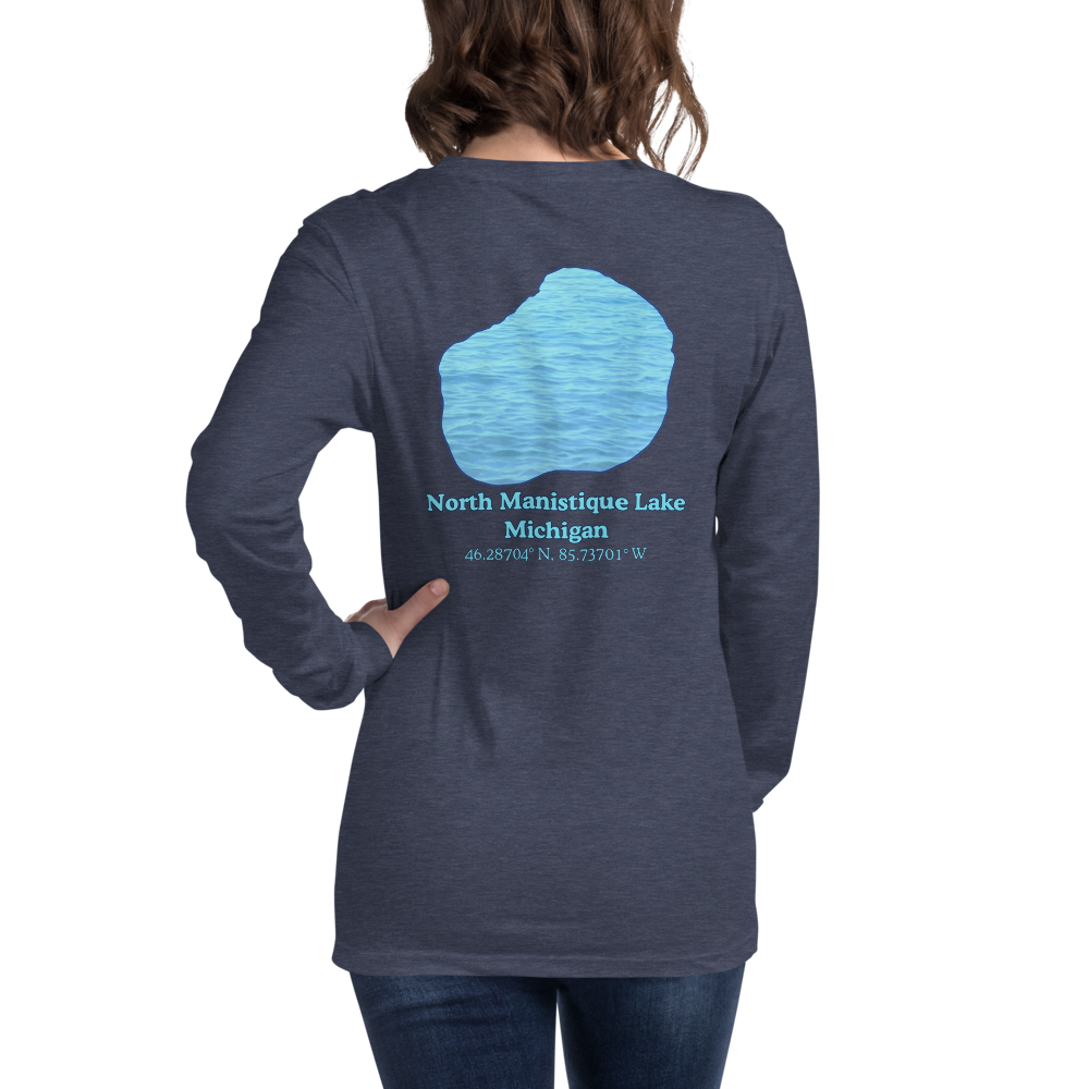 North Manistique Lake Long Sleeve Unisex T-shirt