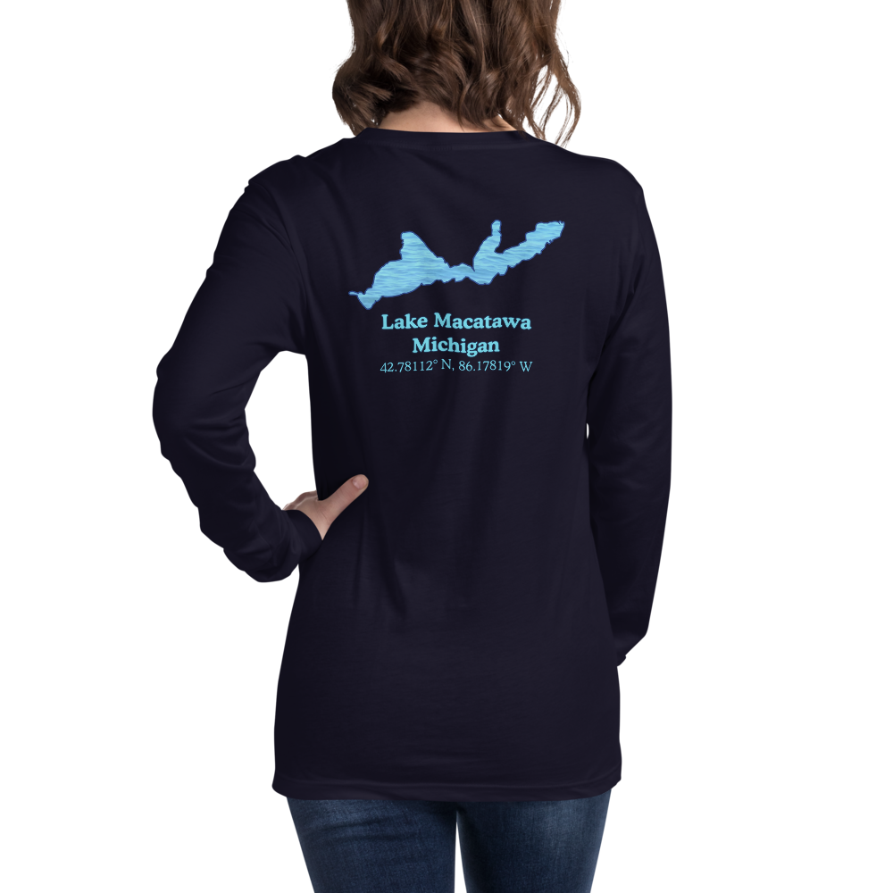 Lake Macatawa Long Sleeve Unisex T-shirt