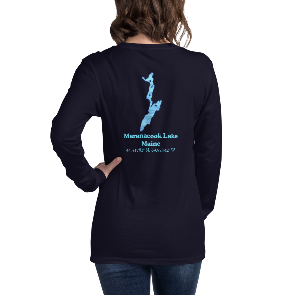 Maranacook Lake Long Sleeve Unisex T-shirt