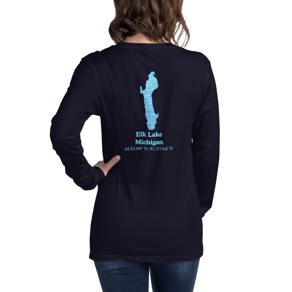 Elk Lake Long Sleeve Unisex T-shirt