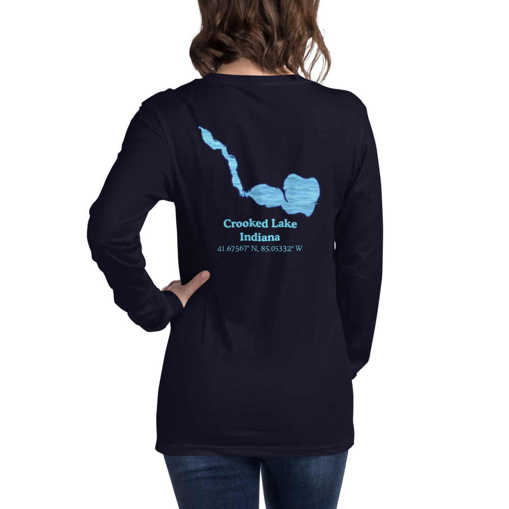 Crooked Lake Long Sleeve Unisex T-shirt