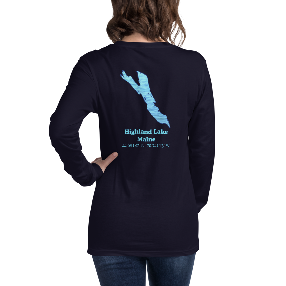 Highland Lake Long Sleeve Unisex T-shirt