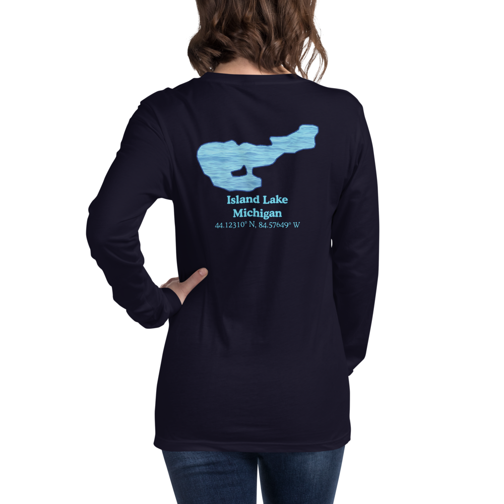 Island Lake Long Sleeve Unisex T-shirt