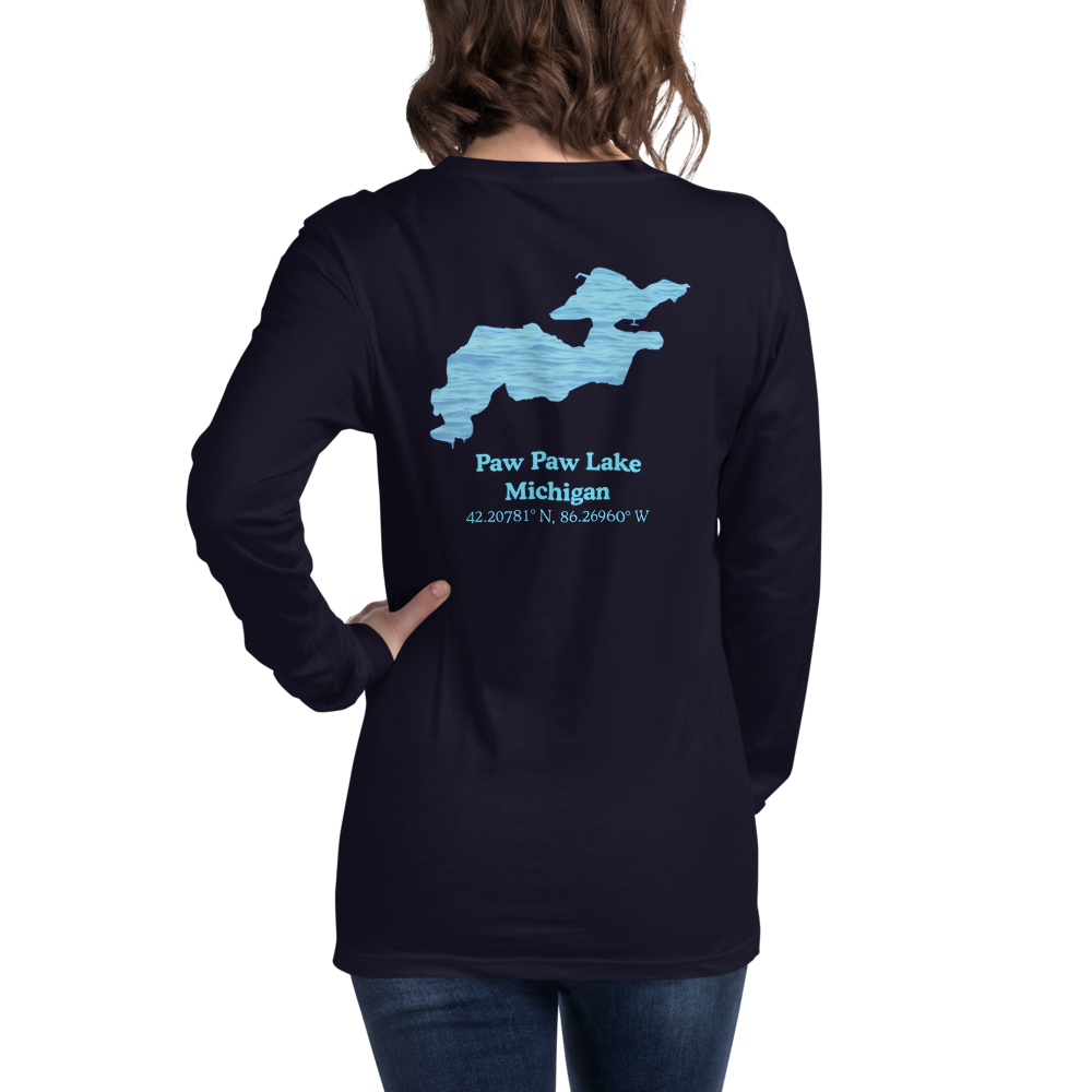 Paw Paw Lake Long Sleeve Unisex T-shirt