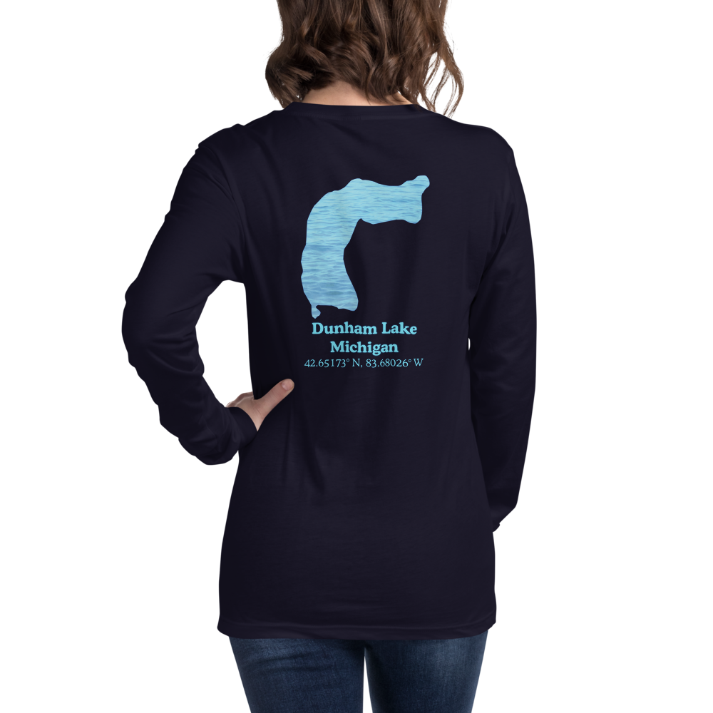 Dunham Lake Long Sleeve Unisex T-shirt