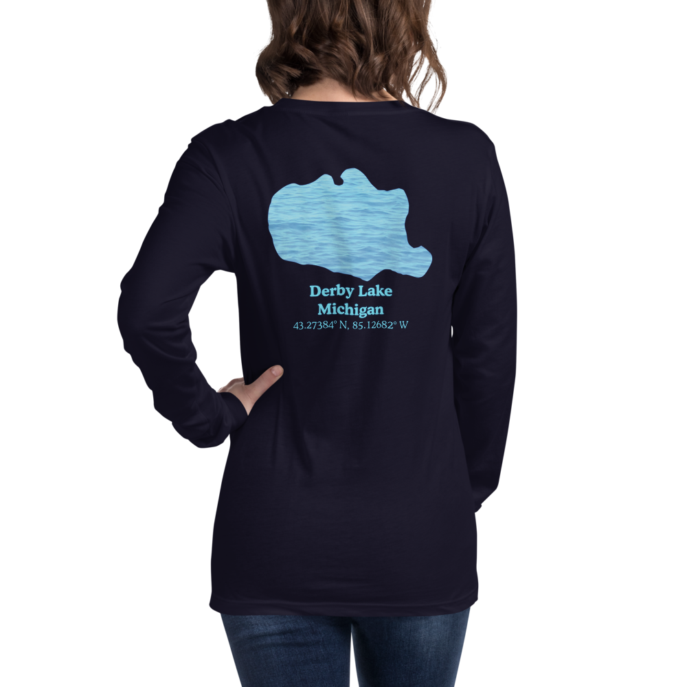Derby Lake Long Sleeve Unisex T-shirt