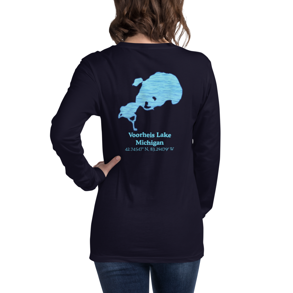 Voorheis Lake Long Sleeve Unisex T-shirt