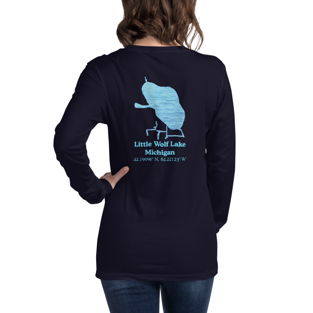 Little Wolf Lake Long Sleeve Unisex T-shirt