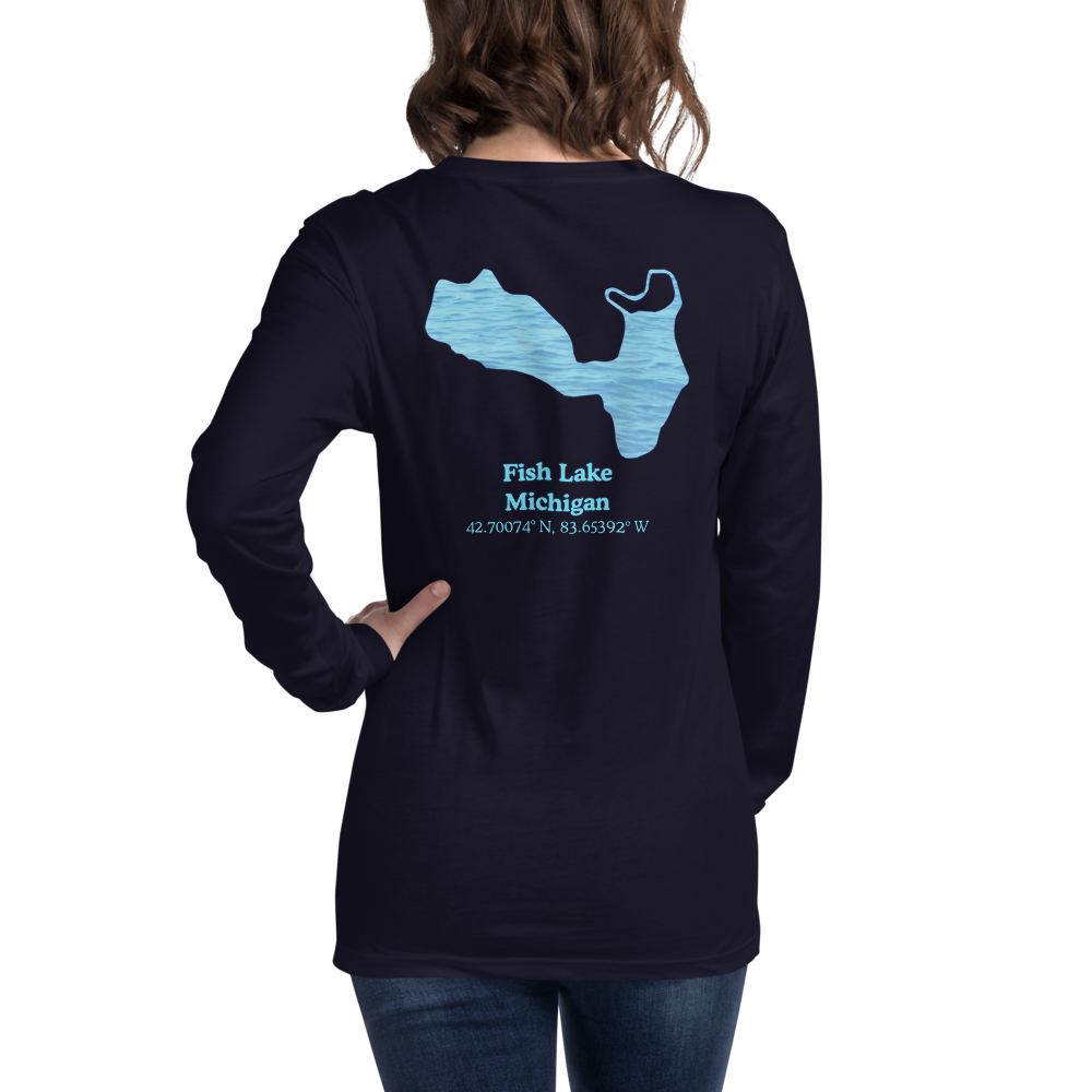 Fish Lake Long Sleeve Unisex T-shirt