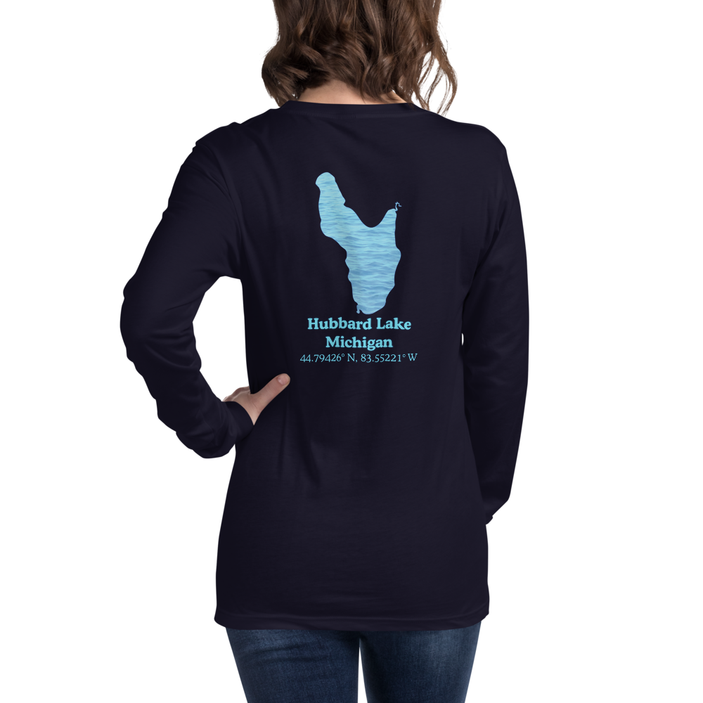 Hubbard Lake Long Sleeve Unisex T-shirt