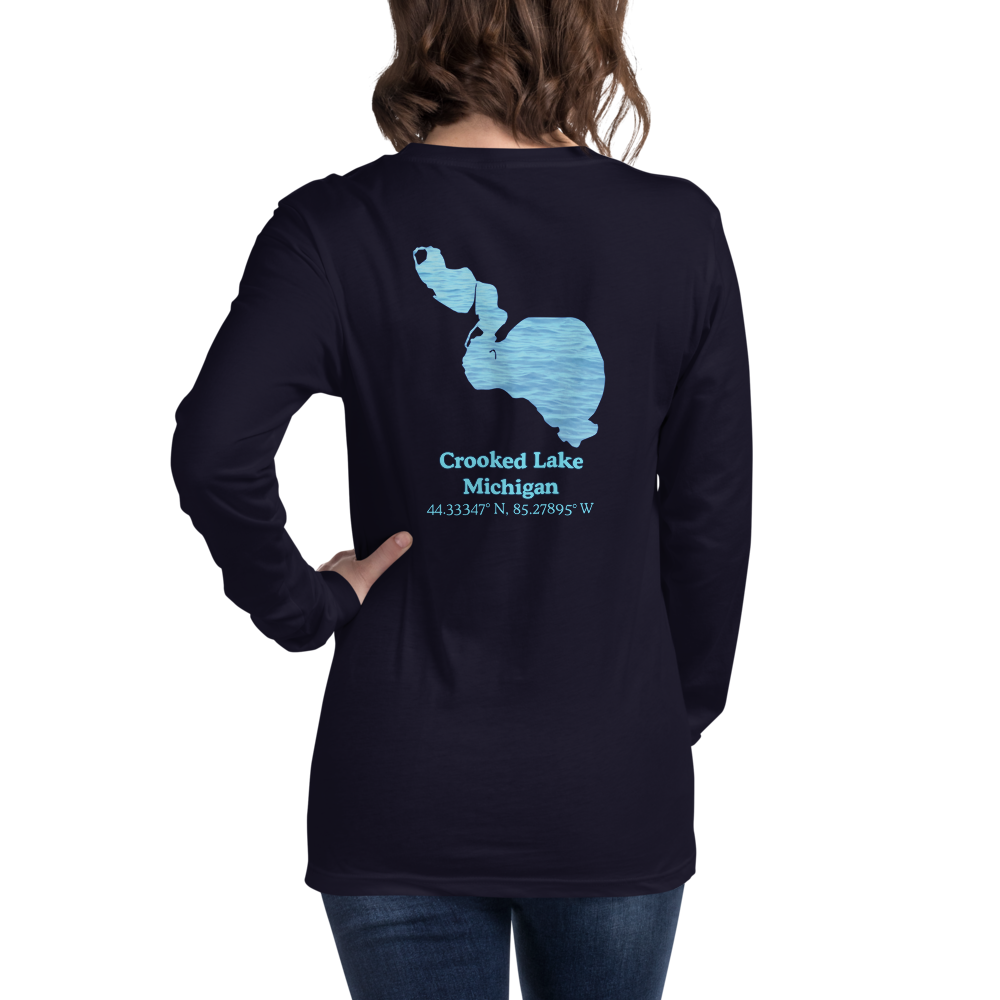 Crooked Lake Long Sleeve Unisex T-shirt