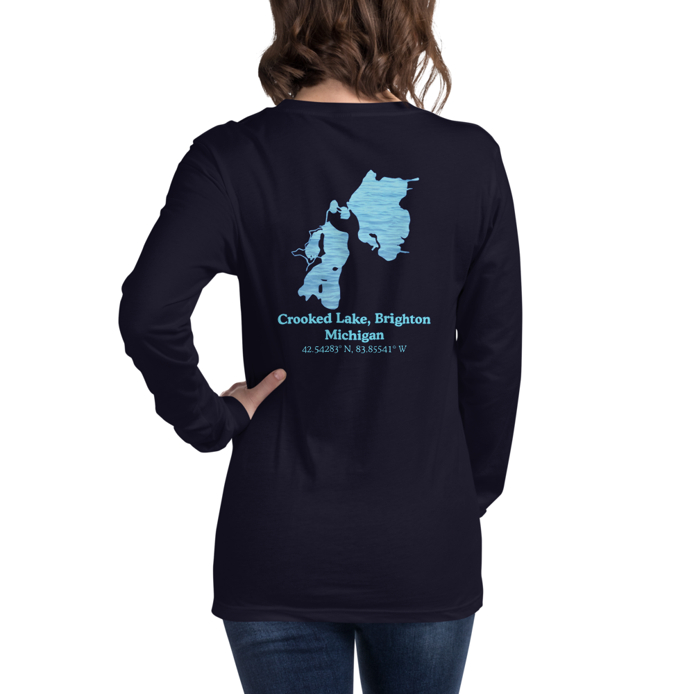 Crooked Lake, Brighton Long Sleeve Unisex T-shirt