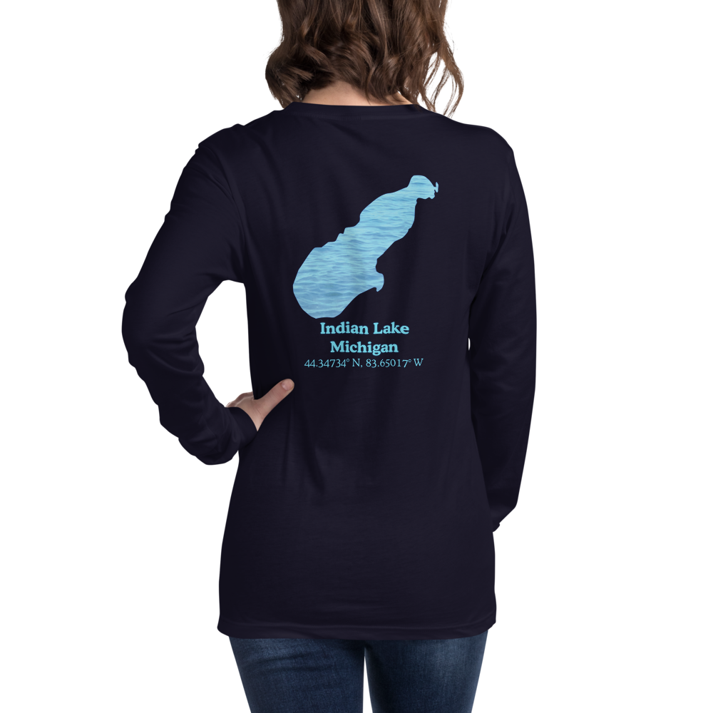 Indian Lake Long Sleeve Unisex T-shirt