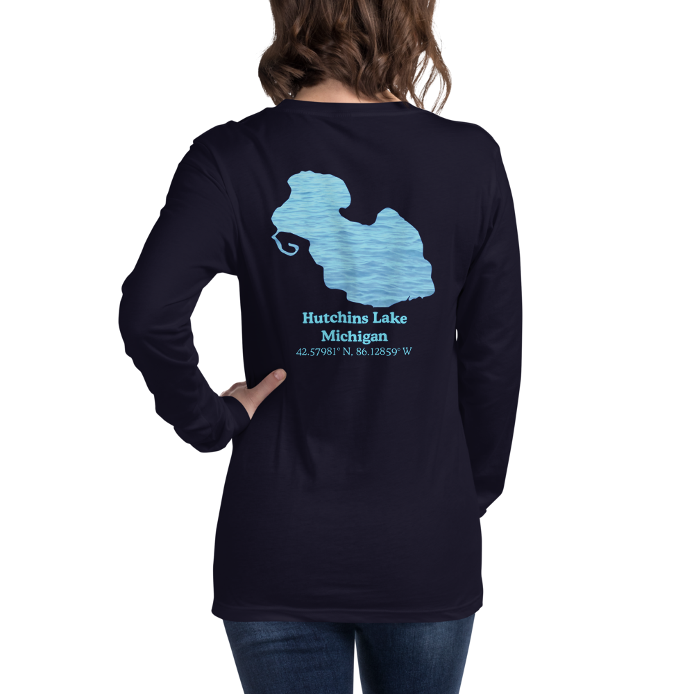 Hutchins Lake Long Sleeve Unisex T-shirt