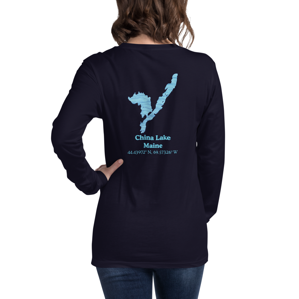 China Lake Long Sleeve Unisex T-shirt