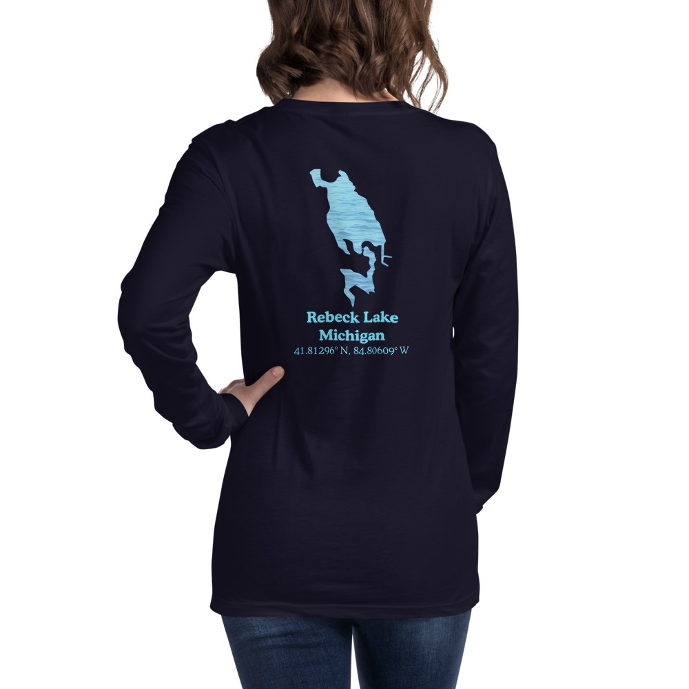 Rebeck Lake Long Sleeve Unisex T-shirt
