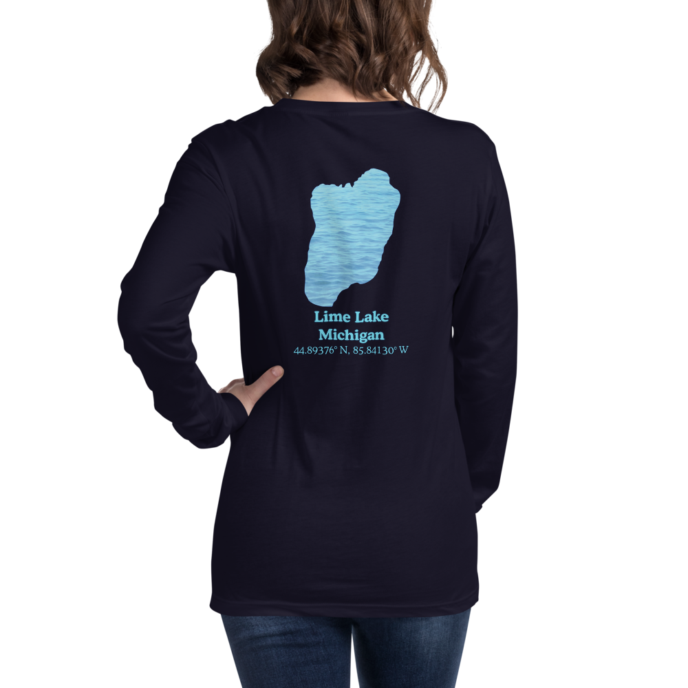 Lime Lake Long Sleeve Unisex T-shirt