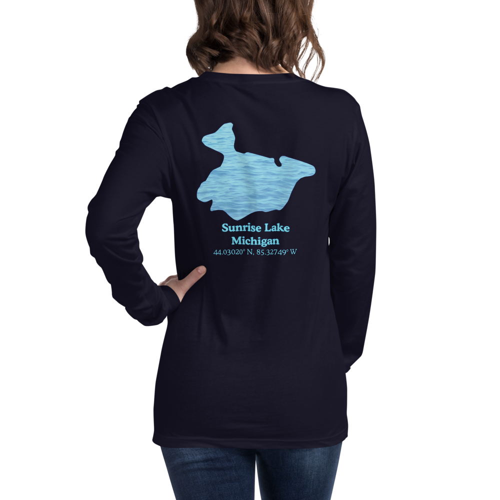 Sunrise Lake Long Sleeve Unisex T-shirt
