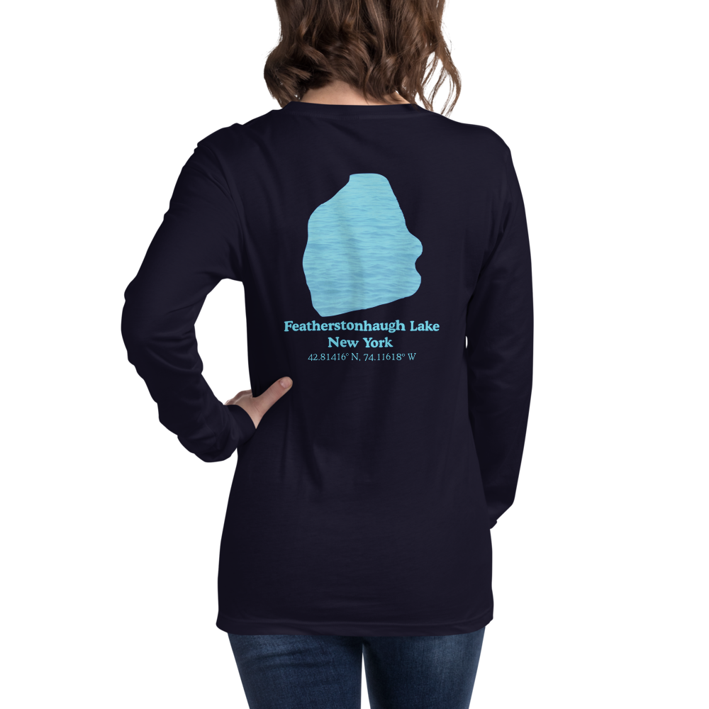 Featherstonhaugh Lake Long Sleeve Unisex T-shirt