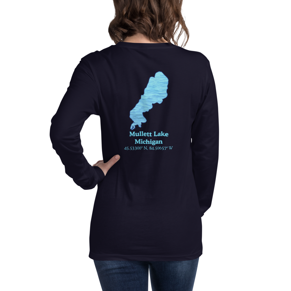 Mullett Lake Long Sleeve Unisex T-shirt