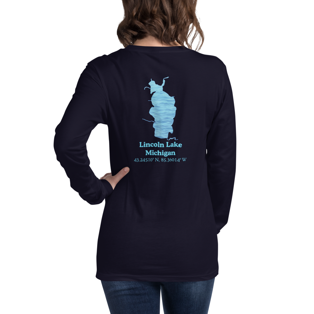 Lincoln Lake Long Sleeve Unisex T-shirt