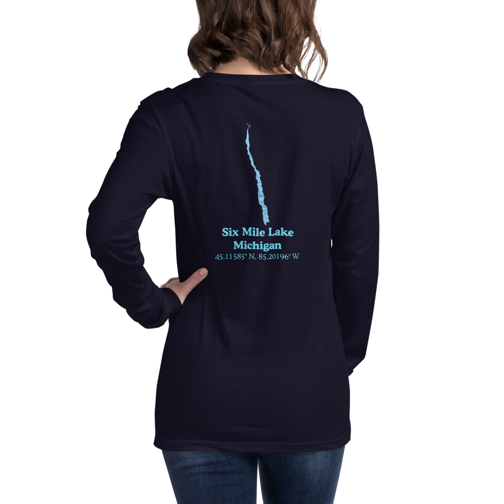 Six Mile Lake Long Sleeve Unisex T-shirt