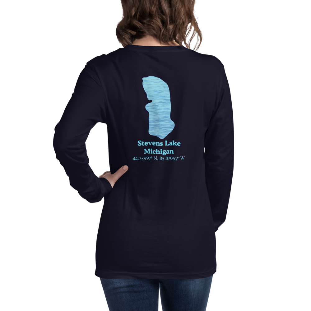 Stevens Lake Long Sleeve Unisex T-shirt