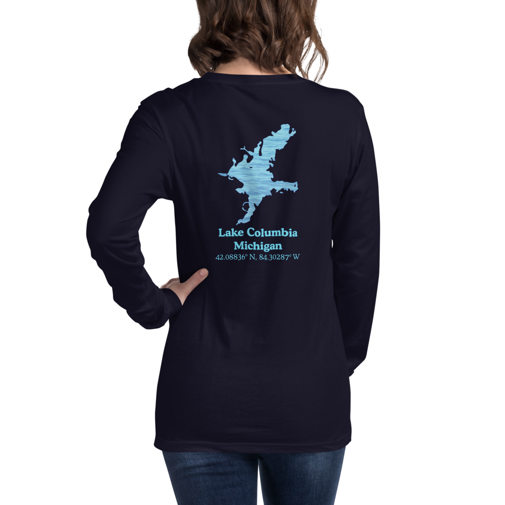 Lake Columbia Long Sleeve Unisex T-shirt