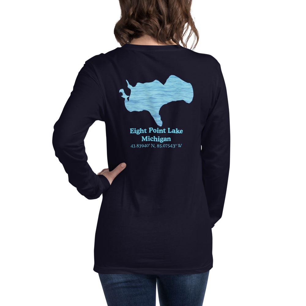 Eight Point Lake Long Sleeve Unisex T-shirt