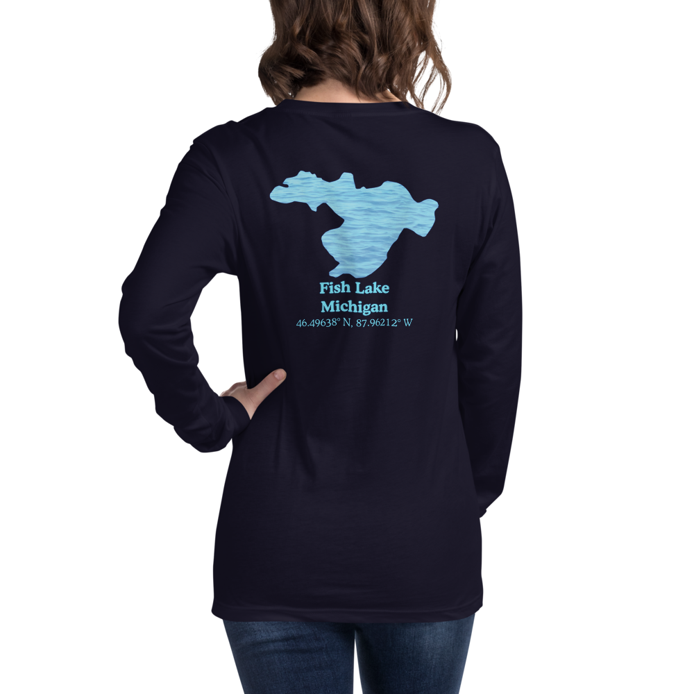 Fish Lake Long Sleeve Unisex T-shirt