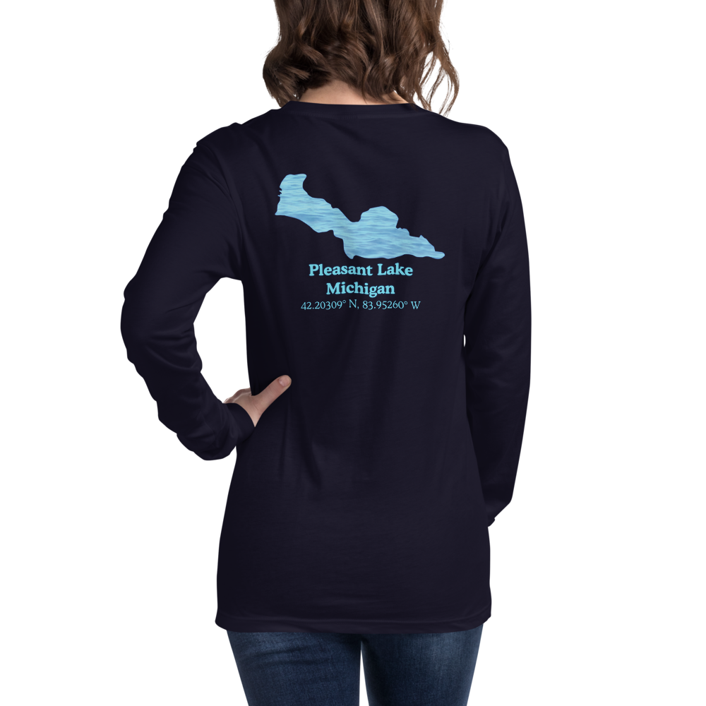 Pleasant Lake Long Sleeve Unisex T-shirt