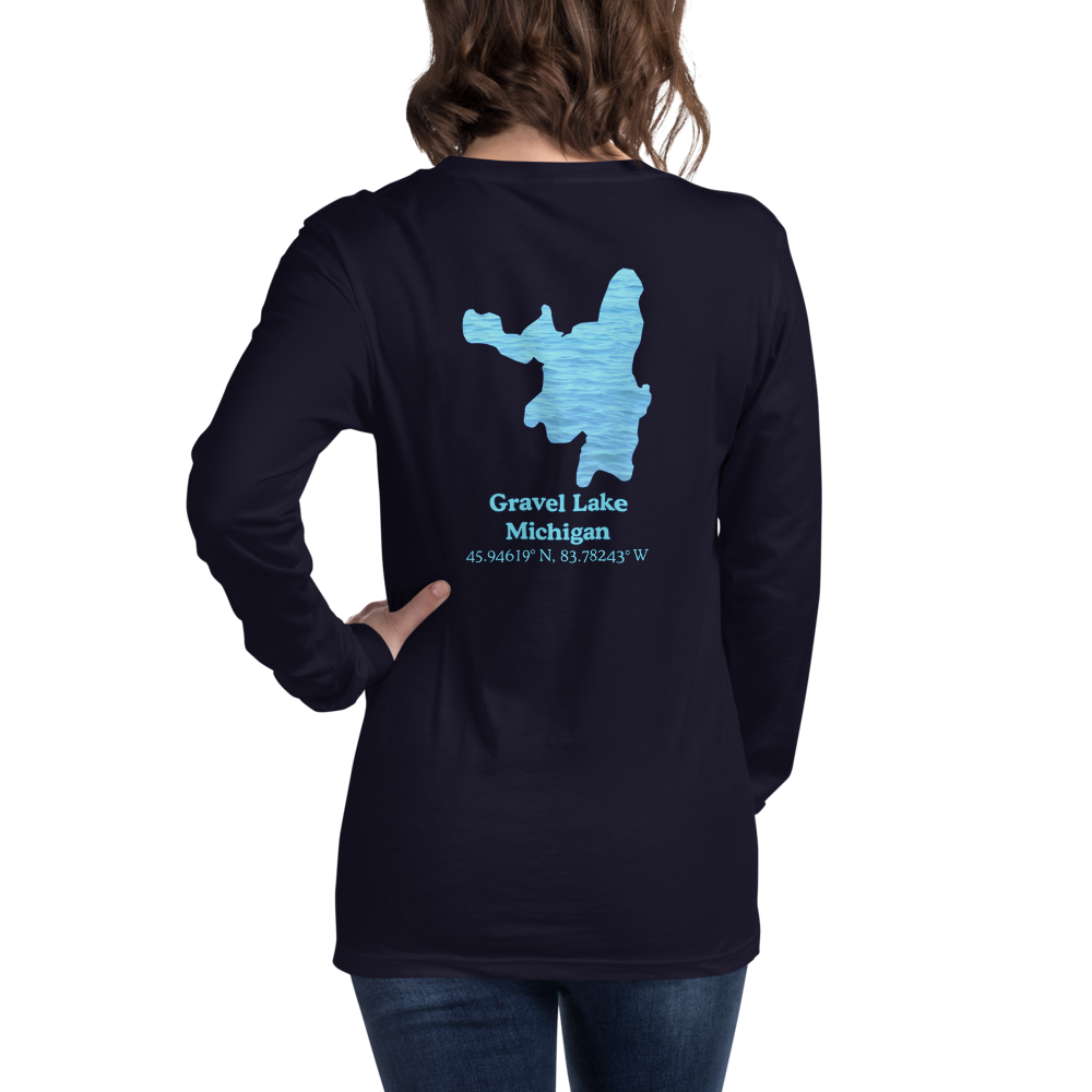 Gravel Lake Long Sleeve Unisex T-shirt