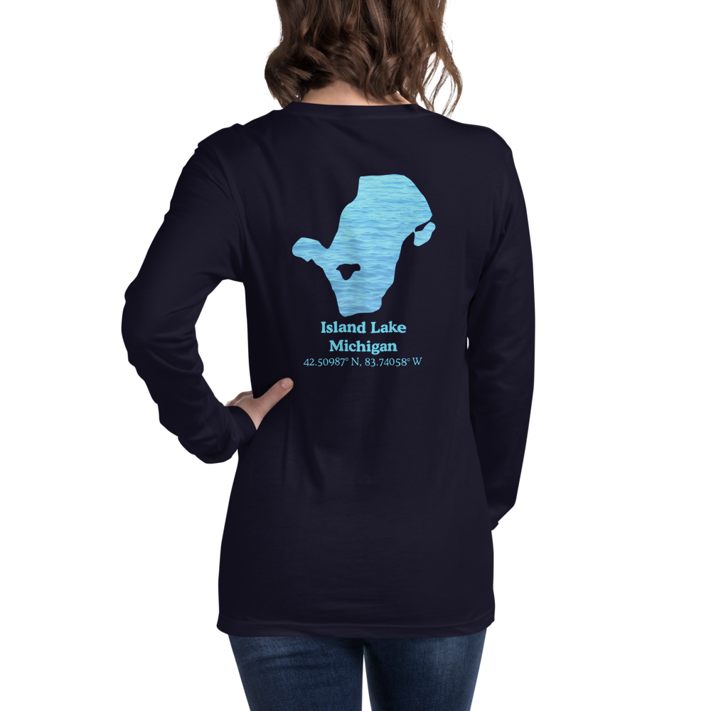 Island Lake Long Sleeve Unisex T-shirt