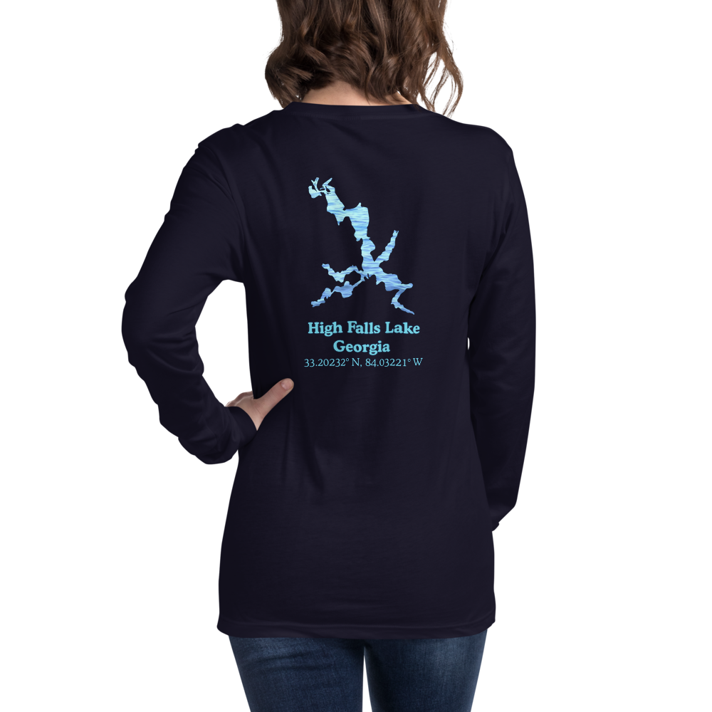 High Falls Lake Long Sleeve Unisex T-shirt
