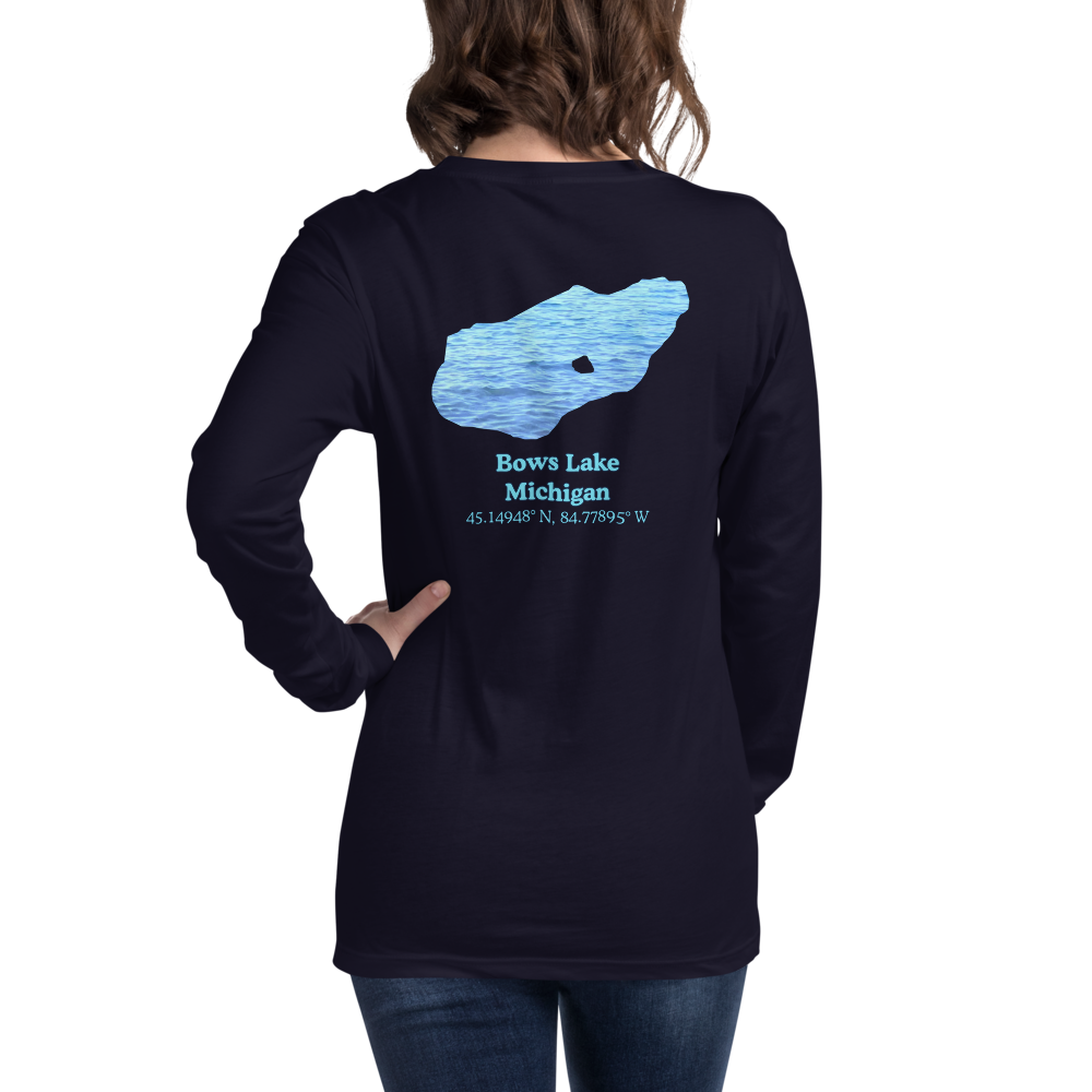 Bows Lake Long Sleeve Unisex T-shirt