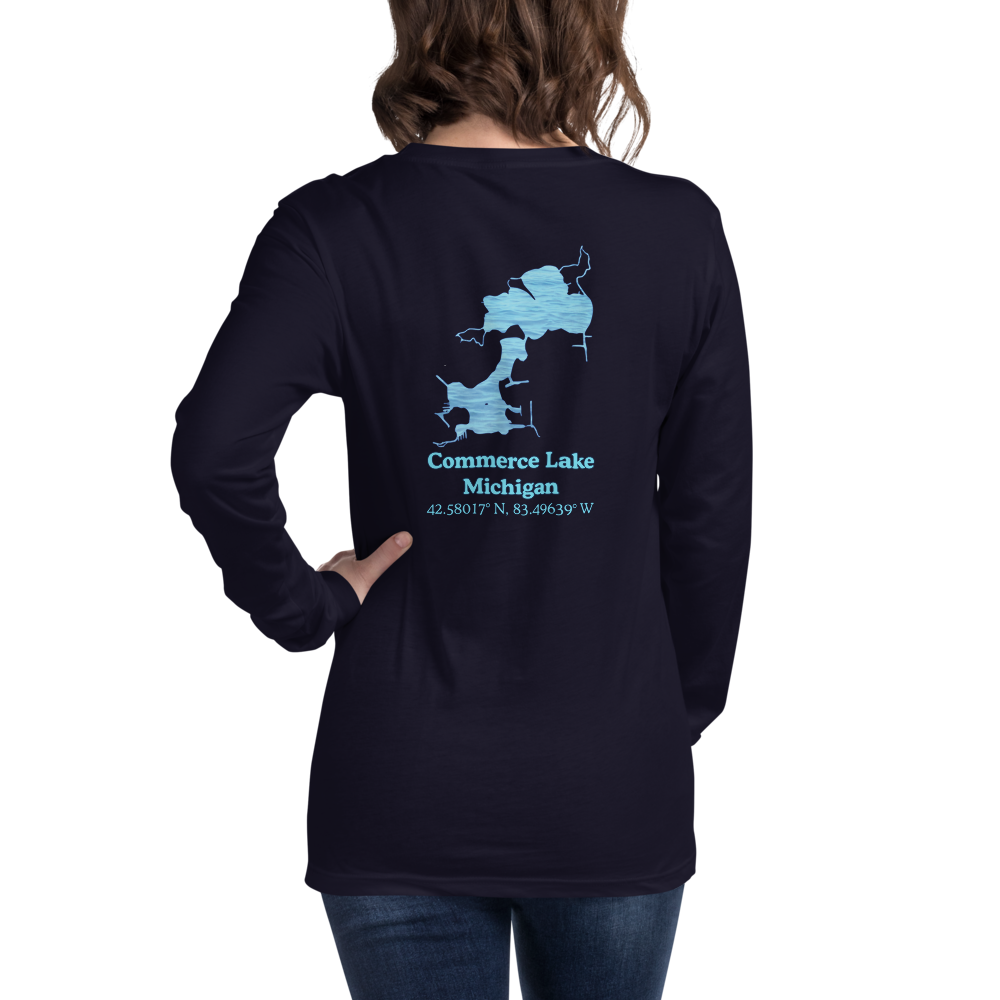 Commerce Lake Long Sleeve Unisex T-shirt