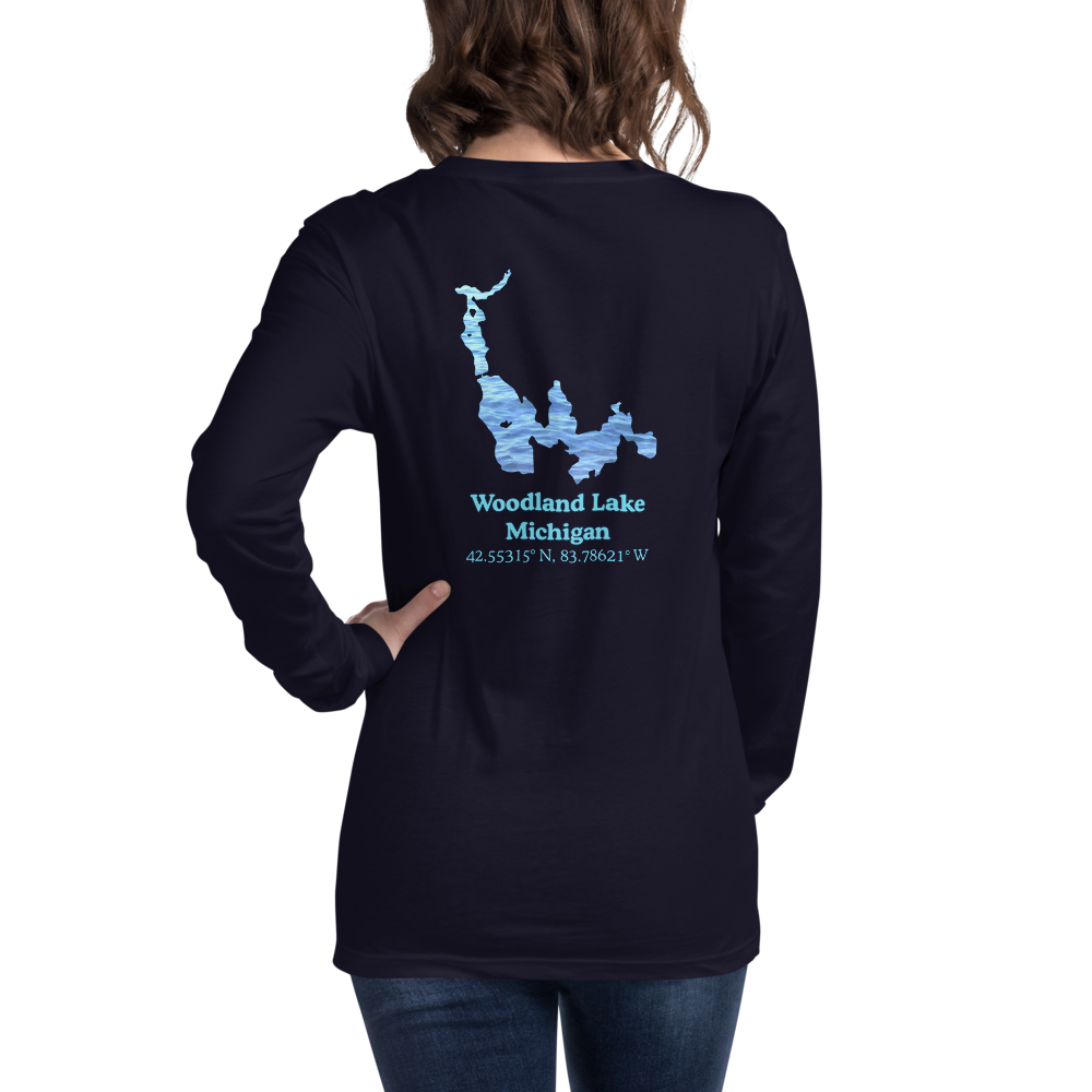 Woodland Lake Long Sleeve Unisex T-shirt