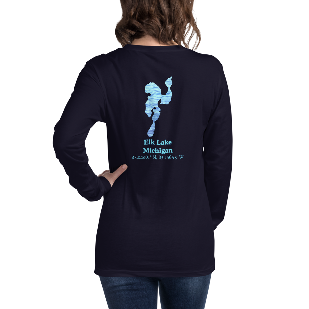 Elk Lake Long Sleeve Unisex T-shirt