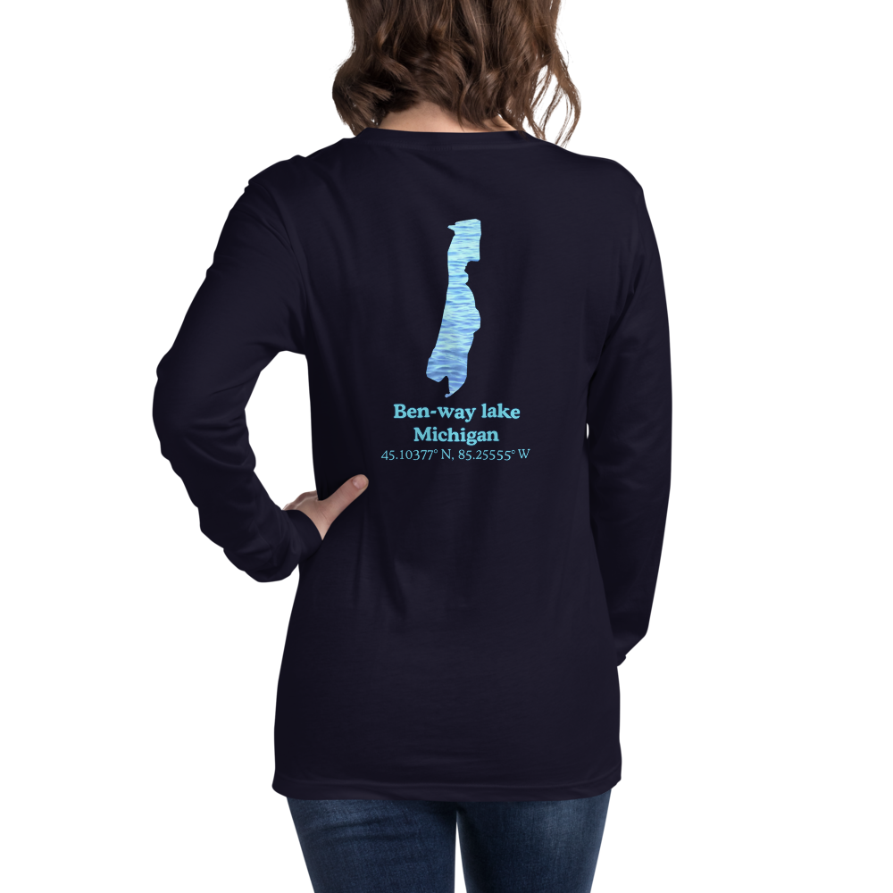 Ben-way lake Long Sleeve Unisex T-shirt