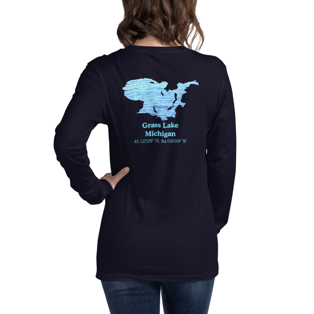 Grass Lake Long Sleeve Unisex T-shirt