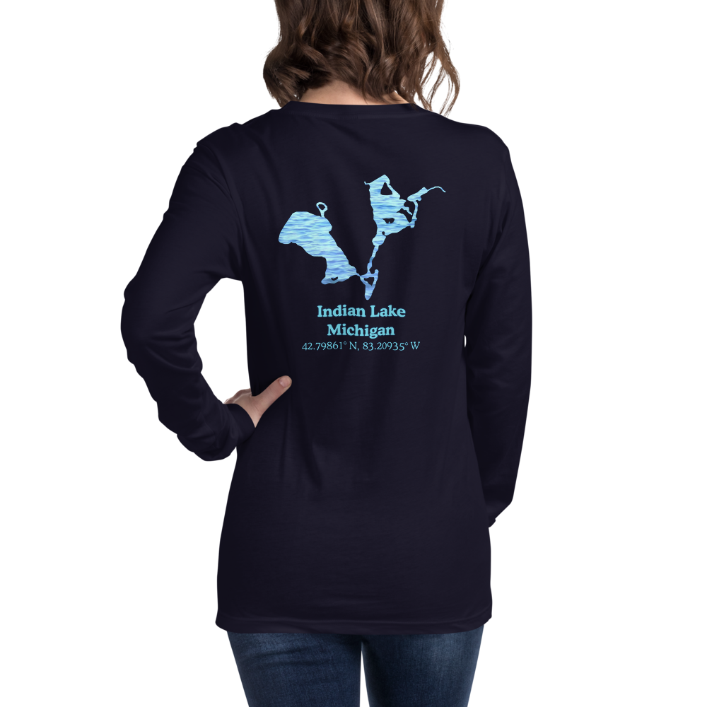 Indian Lake Long Sleeve Unisex T-shirt