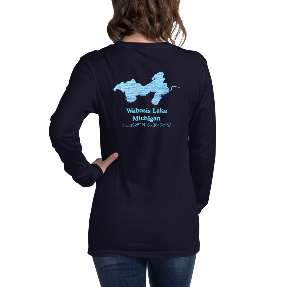 Wabasis Lake Long Sleeve Unisex T-shirt