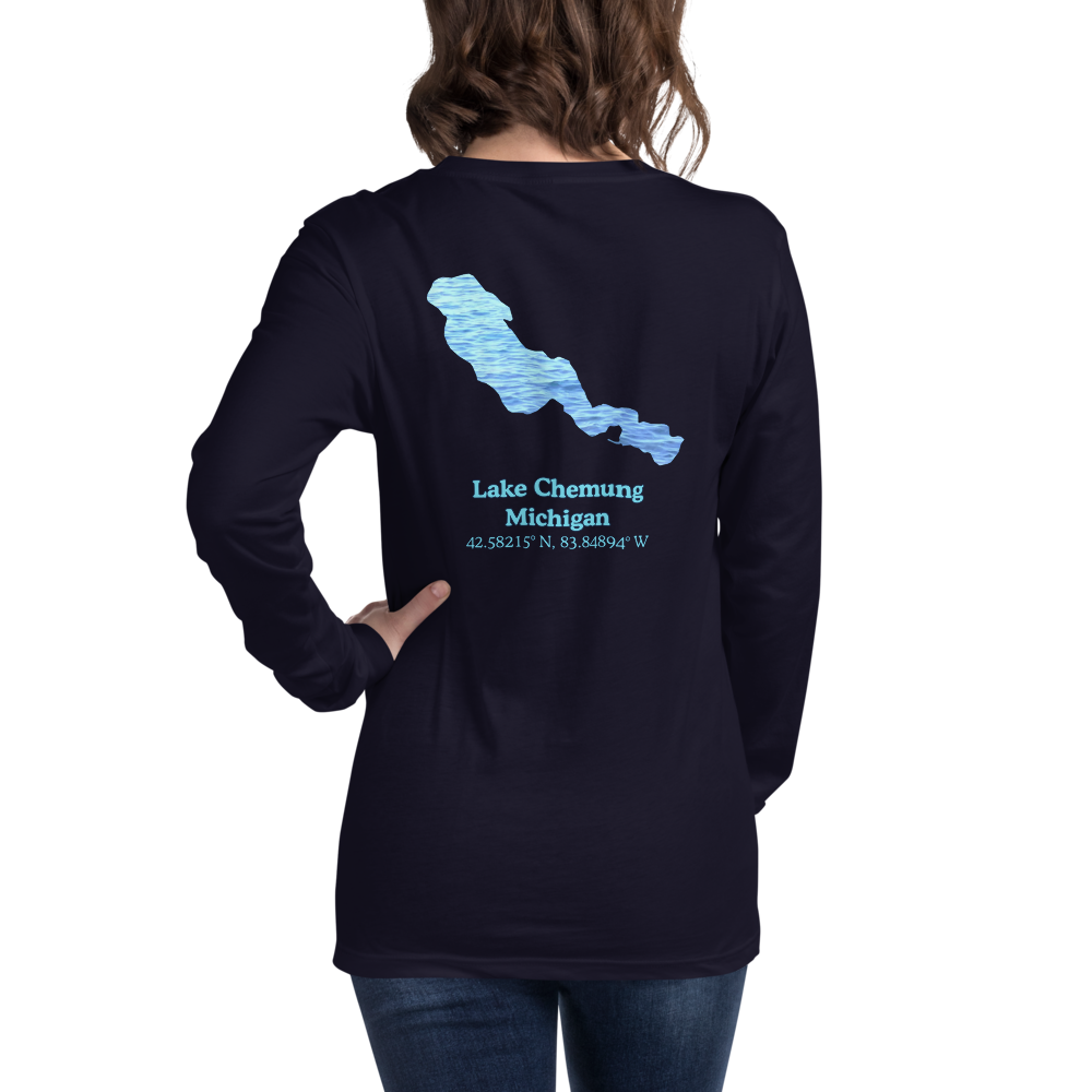 Lake Chemung Long Sleeve Unisex T-shirt