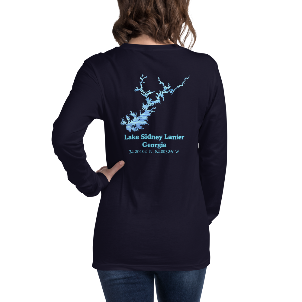 Lake Sidney Lanier Long Sleeve Unisex T-shirt