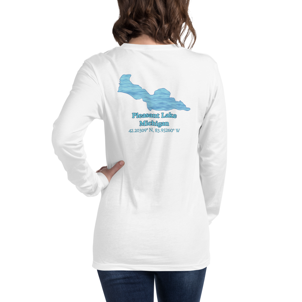 Pleasant Lake Long Sleeve Unisex T-shirt