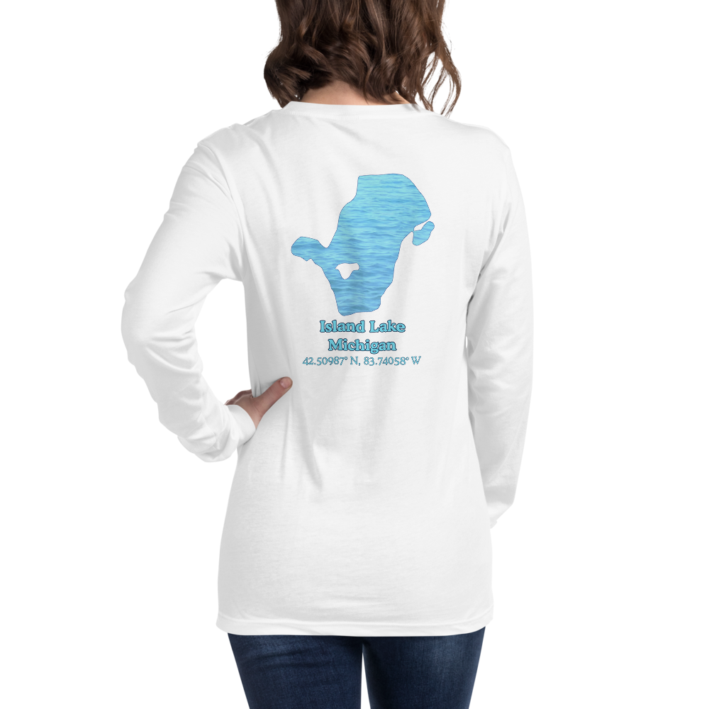 Island Lake Long Sleeve Unisex T-shirt