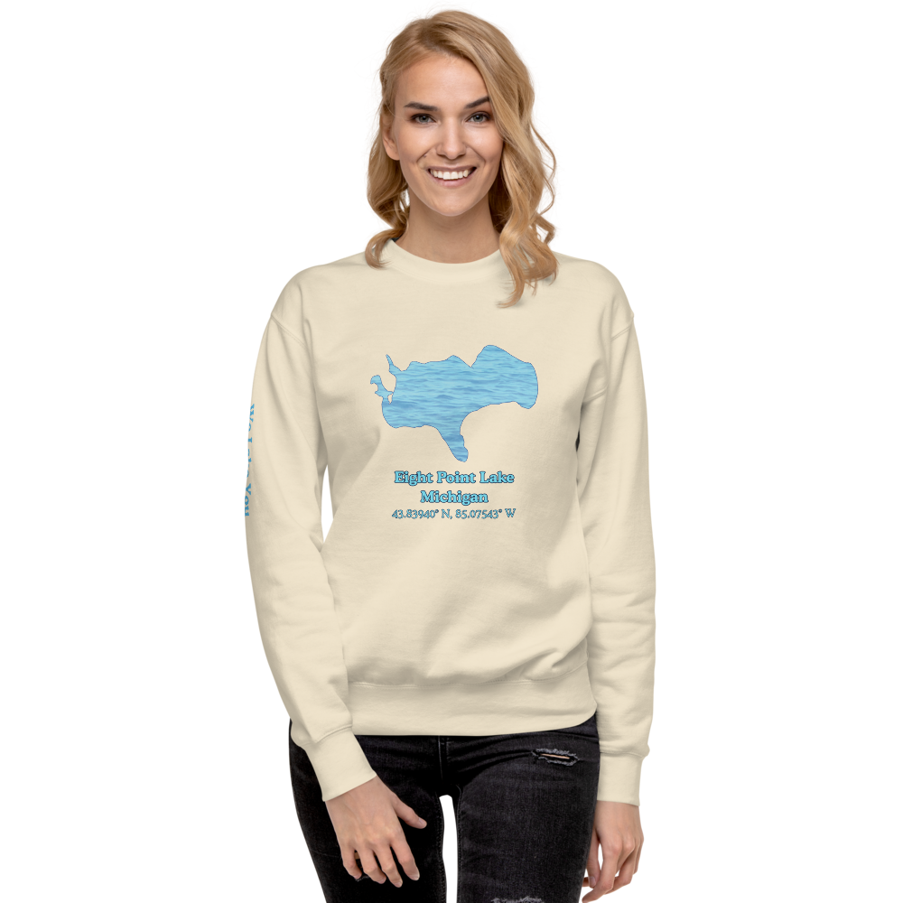 Eight Point Lake Premium Unisex Sweatshirt