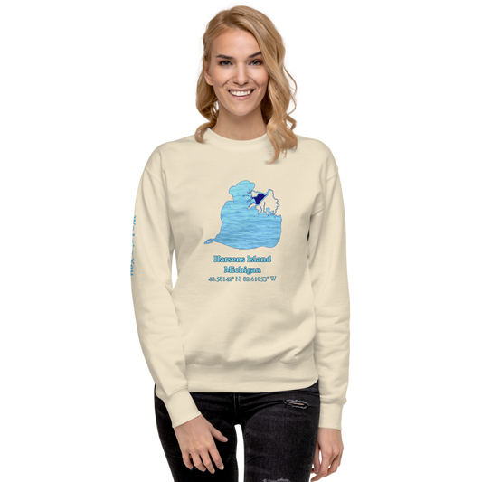 Harsens Island Premium Unisex Sweatshirt