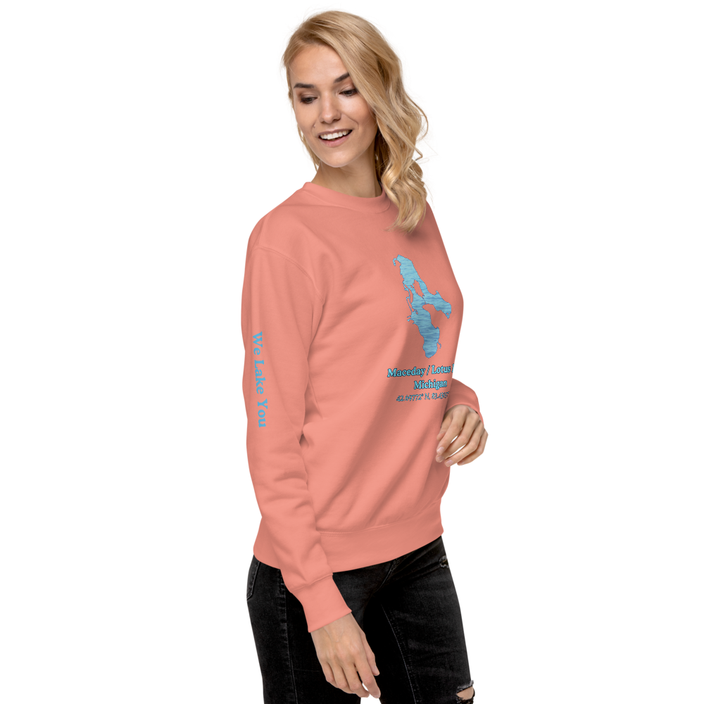 Maceday / Lotus Lake Premium Unisex Sweatshirt